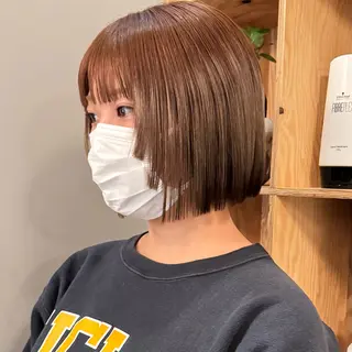 ショート カラー 🌿レイヤーボブ/パ ーマ🌿　木梨健太のヘアスタイル