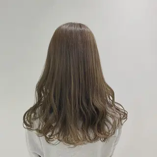 ミディアム カラー *モデル募集🤍横浜 透明感カラー🫧のヘアスタイル