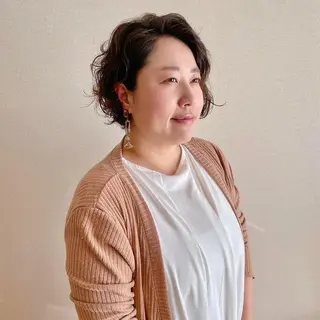 ショート カラー ママ美容師 ＊ヒマワリのヘアスタイル