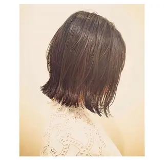 ミディアム 中野 誠子のヘアスタイル