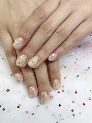 ネイル 🦋ネイルサロン ブラン🌈ゆりのネイルデザイン