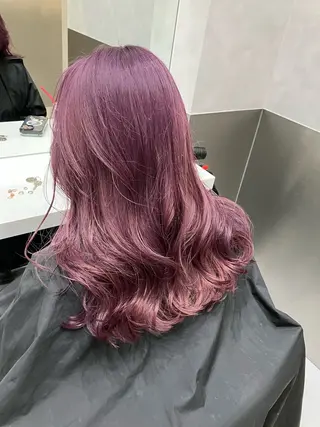 カラー 💖ブリーチなし透明 感💖ASAHIのヘアスタイル