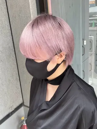 ショート カラー ☦️派手髪∔シャギー 🐺SEKIKAWAのヘアスタイル