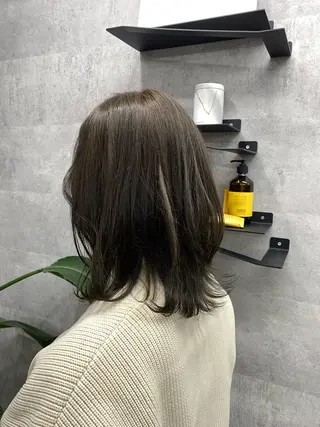 カラー Riho/髪質改善/ 透明感カラー🥣🤍のヘアスタイル