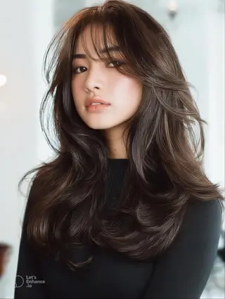 セミロング 生艶髪＆レイヤー🔔 渋谷お薦めNo.1✨のヘアスタイル