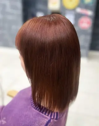 ミディアム カラー ⭐️佐藤壮也⭐️ 柔らかモテカラー🤎のヘアスタイル