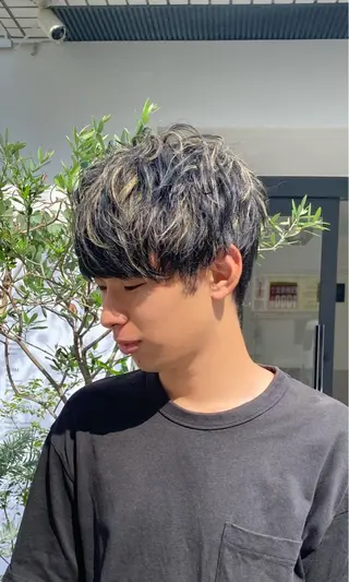カラー メンズ お洒落カジュアル🍃 まなとのヘアスタイル