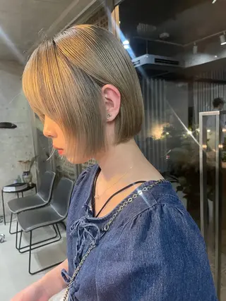 ミディアム カラー 表参道🌿赤み消し カラー/チナツのヘアスタイル