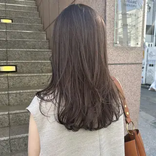 ロング カラー 艶カラー×似合わせ カットshihomiのヘアスタイル