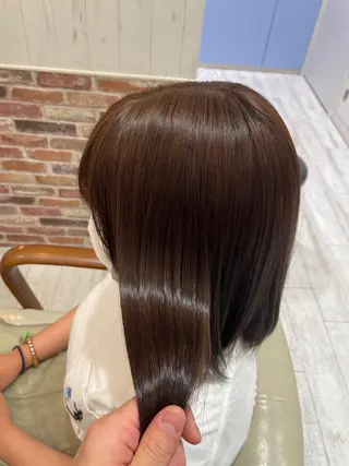ミディアム カラー 中嶋 紘夢のヘアスタイル