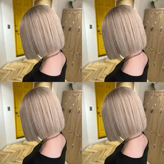 ショート カラー ✨縮毛矯正✖︎顔周り レイヤー✨ナカムラのヘアスタイル