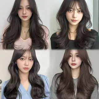 ロング カラー 🎀韓国レイヤー YURINA🎀のヘアスタイル