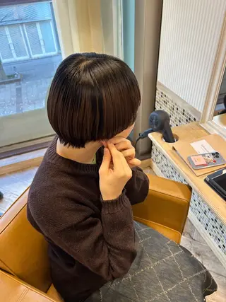 ショート 韓国風レイヤー/新潟 /小新/愛咲🎀のヘアスタイル