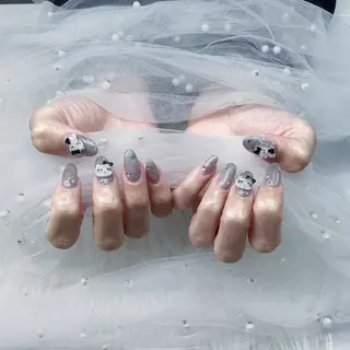 ネイル パーツ全部¥110 サロンミミのネイルデザイン