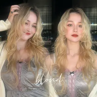 ロング カラー 柔らかい艶暖色 レイヤー🫧姫汝のヘアスタイル