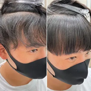 ショート パーマ メンズ 【メンズ縮毛矯正】 田中秀斗のヘアスタイル
