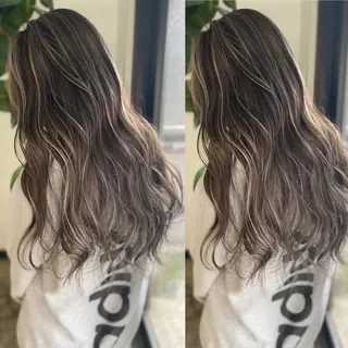 ロング カラー ｎ／ｍ所属・桜木町駅徒歩5分 ハイライト横浜No1のヘアスタイル