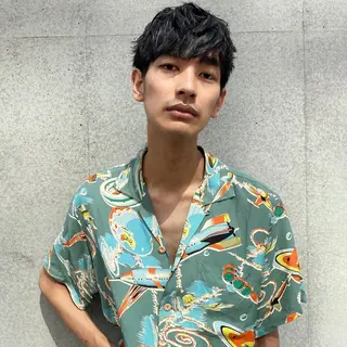 ショート パーマ メンズ 💈メンズ短髪特化 ✂︎伊藤大輝💈のヘアスタイル