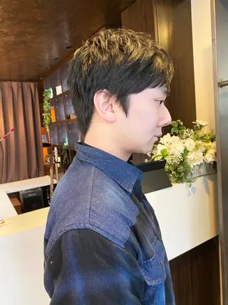 ショート メンズ 三瓶 智広のヘアスタイル