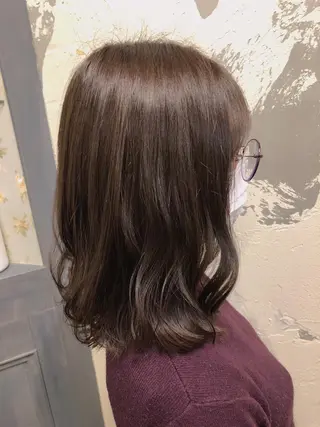 ミディアム カラー ヘアアレンジ 🕊鈴木李歩🤍 /似合わせカットのヘアスタイル