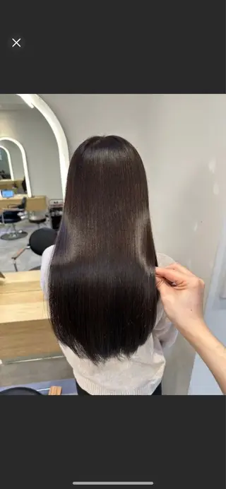 カラー 中島愛佳🐥⸒⸒ 縮毛矯正/艶髪カラーのヘアスタイル