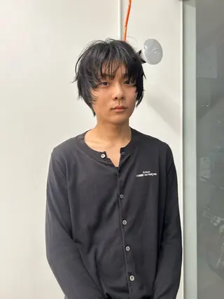 ショート メンズ メンズパーマ ナカムラヒロトのヘアスタイル