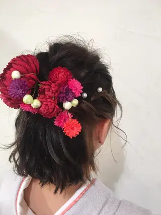 ヘアアレンジ 乳井 悠香のヘアスタイル