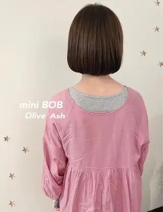 ショート カラー 市川 千夏のヘアスタイル