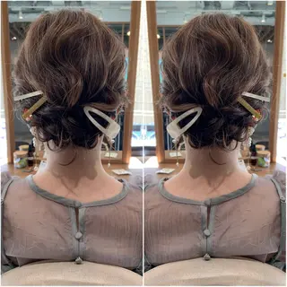 ショート ヘアアレンジ 韓国hair🦋 Nanaのヘアスタイル