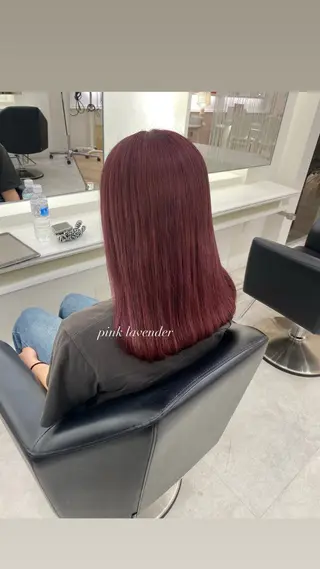ロング ParveMix 宮﨑 梨里のヘアスタイル