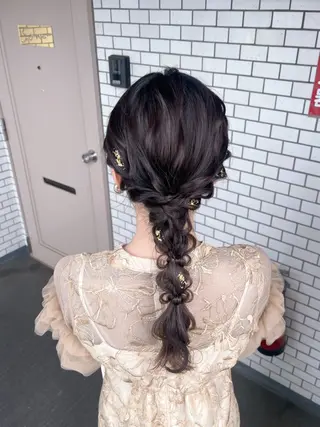 ヘアアレンジ 垢抜けヘアメイク🫧 JURI🪽のヘアスタイル