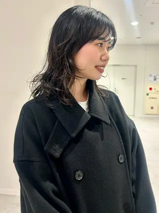 ミディアム パーマ 👔ボブ﹨似合 わせパーマ🩳ももかのヘアスタイル