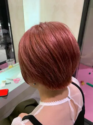 セミロング カラー 春日 力のヘアスタイル
