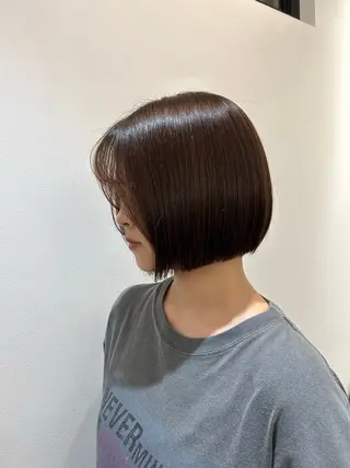 ショート 艶髪カラー×髪質改善 🎀中島鈴菜のヘアスタイル