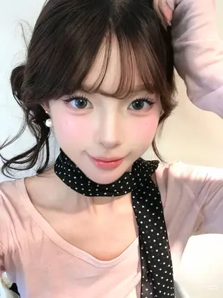 ロング カラー 🎀𝑹𝑰𝑲𝑶 🎀【福島・梅田】のヘアスタイル