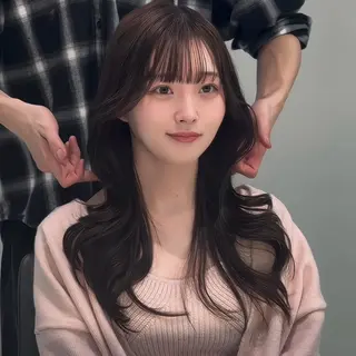 ロング 名古屋/中顔面短縮 ✨/小顔ハイレイヤーのヘアスタイル