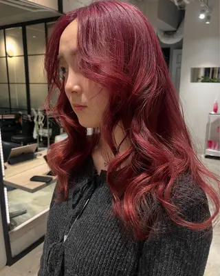 ロング カラー Juna✂️ レイヤー / ボブのヘアスタイル