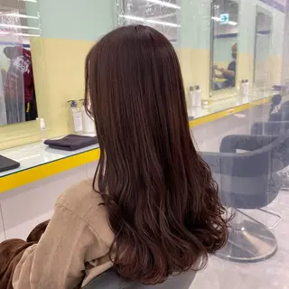 セミロング カラー ヘアアレンジ mai🍑暖色カラー /レイヤー💖のヘアスタイル