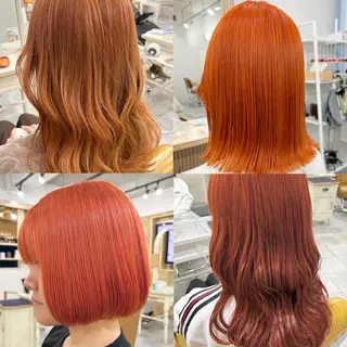 ミディアム カラー 顔まわりカット/ボブ /🧁とーこ🧁のヘアスタイル