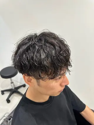 パーマ メンズ メンズパーマ メンズカット/石川のヘアスタイル