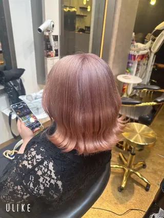 ショート Yurina ブリーチ特化のヘアスタイル