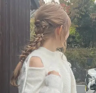 ロング 艶カラー 🩵NATSUKIのヘアスタイル