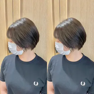 ショート 【ショートヘア】 岡　那輝のヘアスタイル