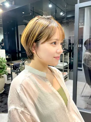 ショート 小田 桜のヘアスタイル