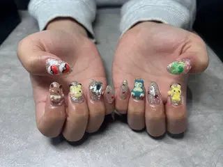 ネイル Miimo💅🏻 ほのか‪ ·͜·♡‬のネイルデザイン