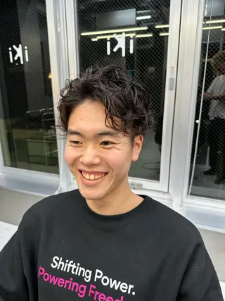 ショート パーマ メンズ 💈メンズ/パーマ 💈中目黒/谷のヘアスタイル