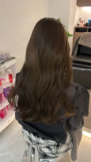 ロング カラー 🎀透明感× 赤み消し🎀正源のヘアスタイル