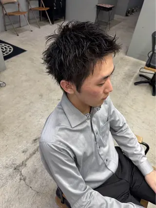ショート メンズ メンズ専門サロン wokeのヘアスタイル