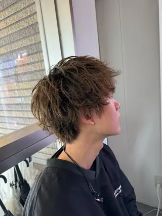 ショート カラー パーマ メンズ 🔥漢髪特化メンズ マネージャーYUKIのヘアスタイル