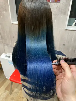 ロング わたぬき りるのヘアスタイル